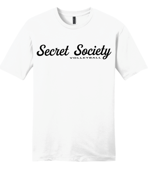 Secret Society Classic  Cotton T-Shirt White