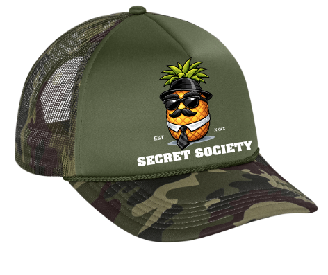 Pineapple Guy Trucker Hat Camo