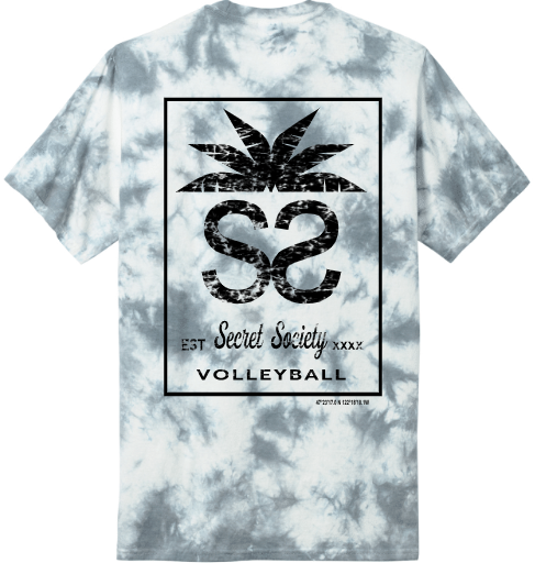 Secret Society Classic Tie-Dye White /Grey