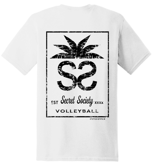 Secret Society Double OG  Cotton T-Shirt White