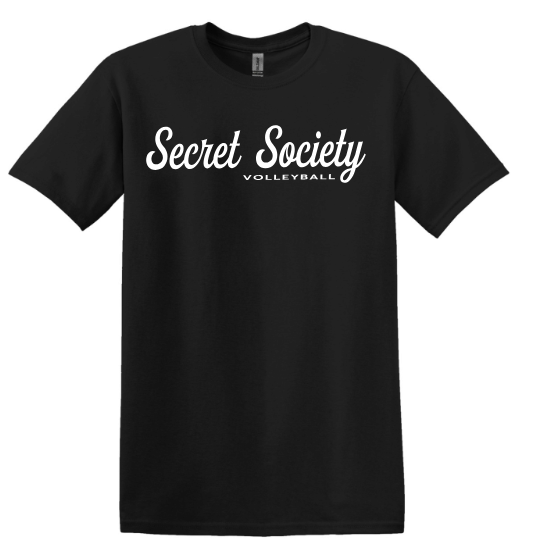 Secret Society Classic Cotton T-Shirt Black