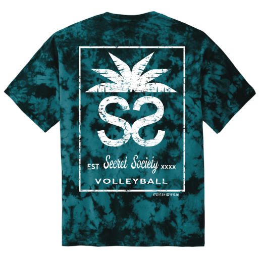Secret Society Classic Tie-Dye Teal/Black